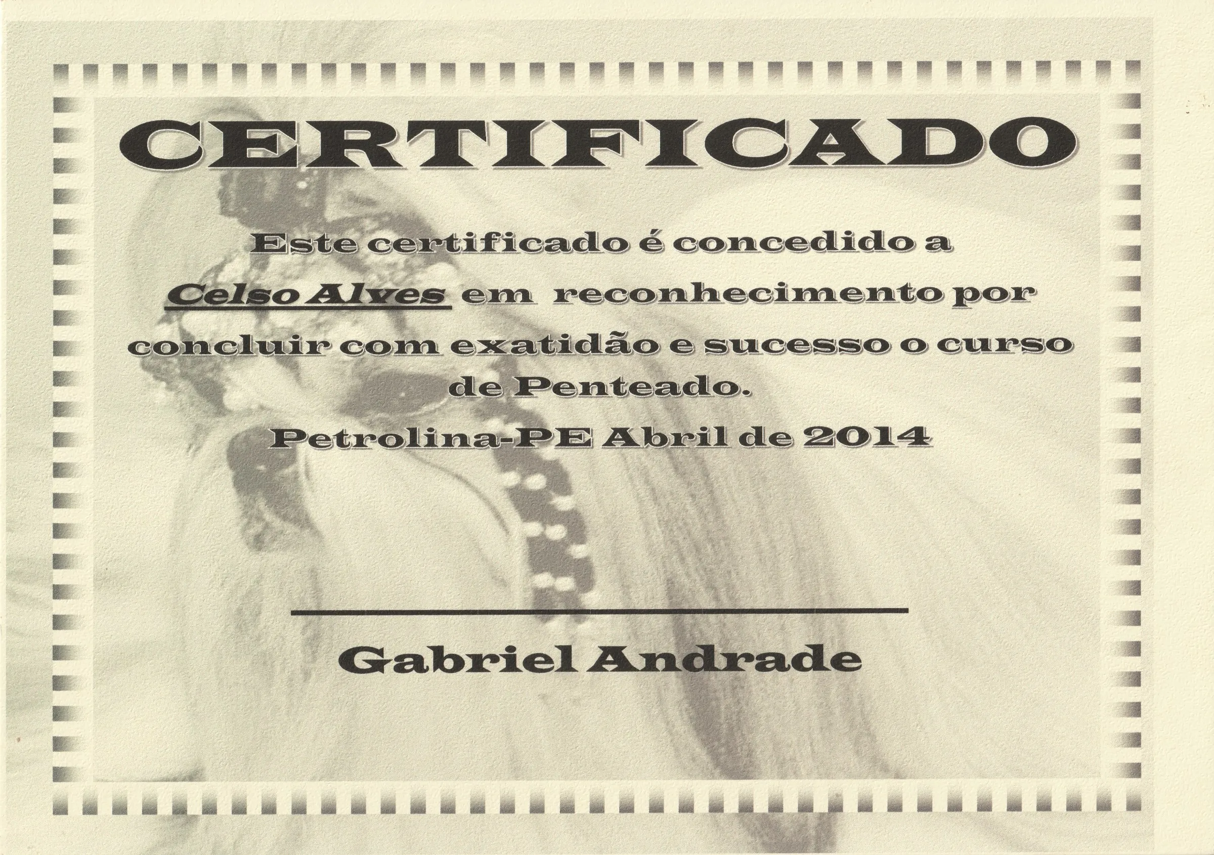 Certificado Gabriel Andrade