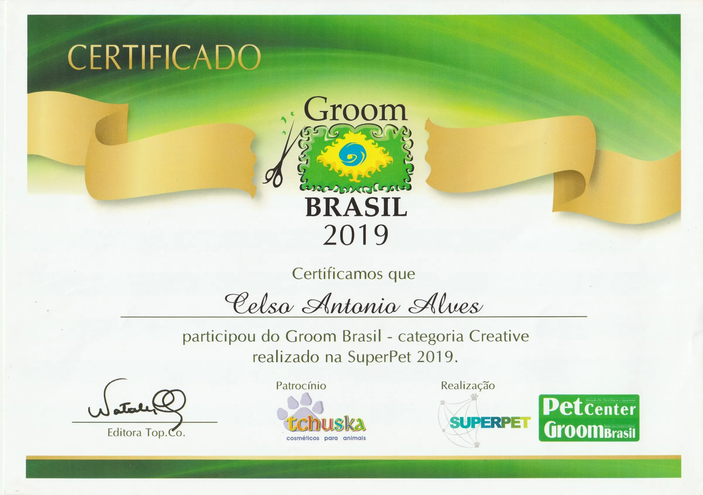 Certificado categoria creative
